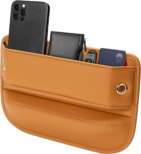 Relleno universal para espacio de automóvil, organizador de cuero de alta calidad, organizador de espacio para asiento de automóvil, accesorios de