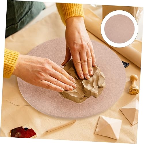 Miniatura 7 de EXCEART Base de cerámica de paleta de madera resistente, diseño simple para herramienta de escultura de arcilla de cerámica suave, excelente