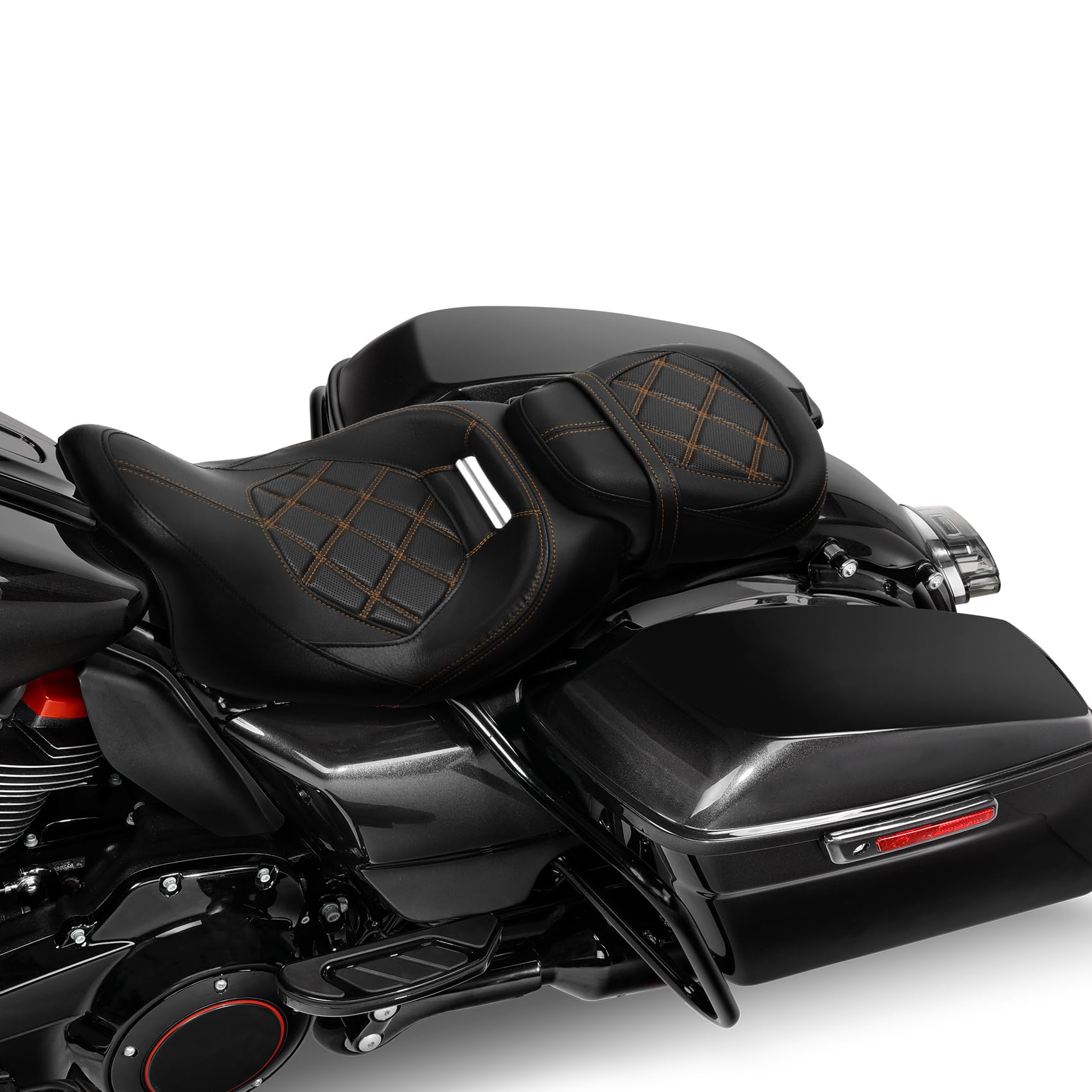 Amazon.co.jp: C.C.RIDER オートバイシート ライダーと助手席用 ロー