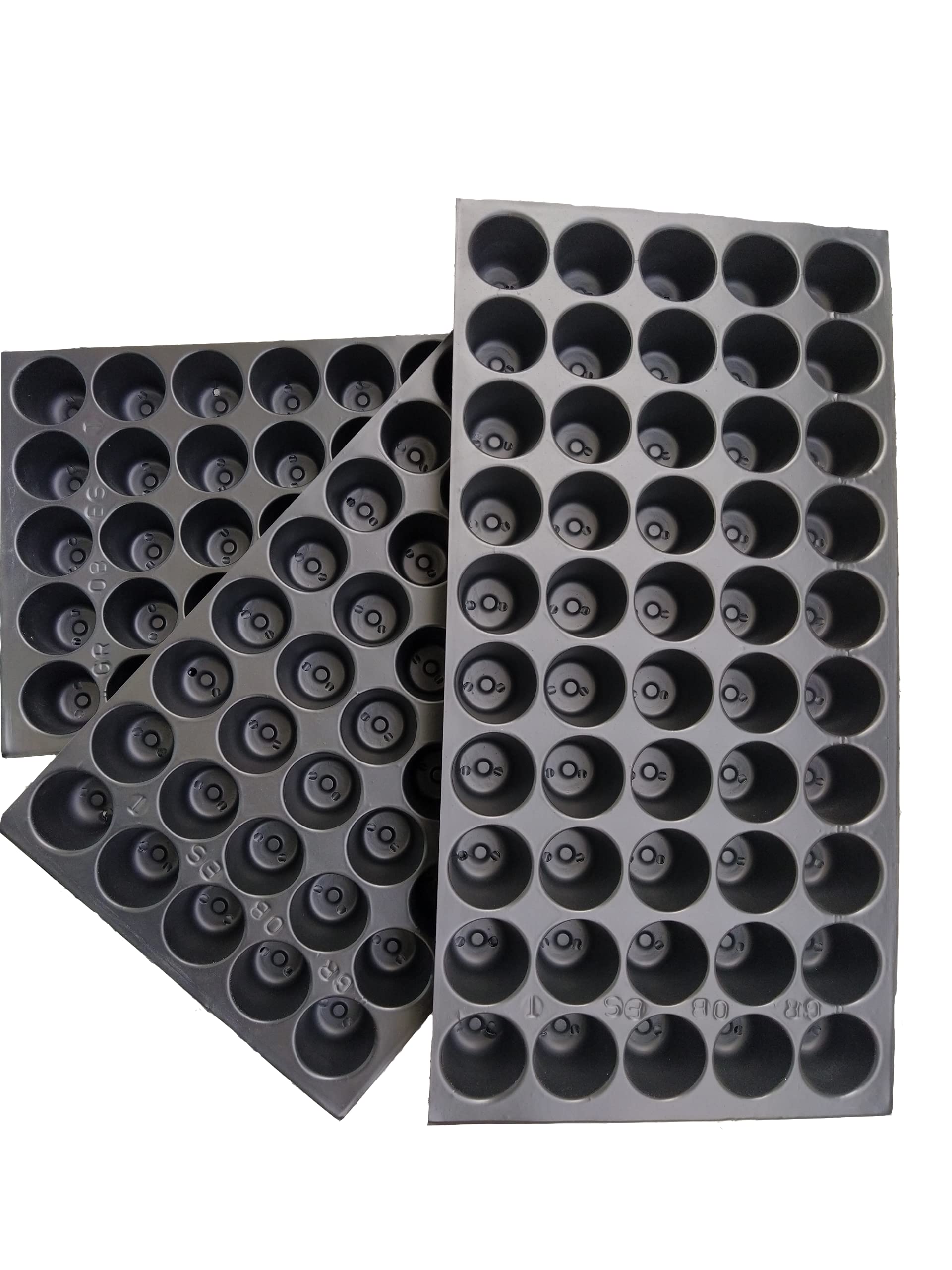 KiaNic Seedling Tray - Pack of 5 (Black, 50 Holes) | Germination Trays for Seedling | Nursery Trays for Plants | Reusable Hydroponic Trays for Garden | Tray for Seeding (B0D6GPCM76) Amazon Price History, Amazon Price Tracker