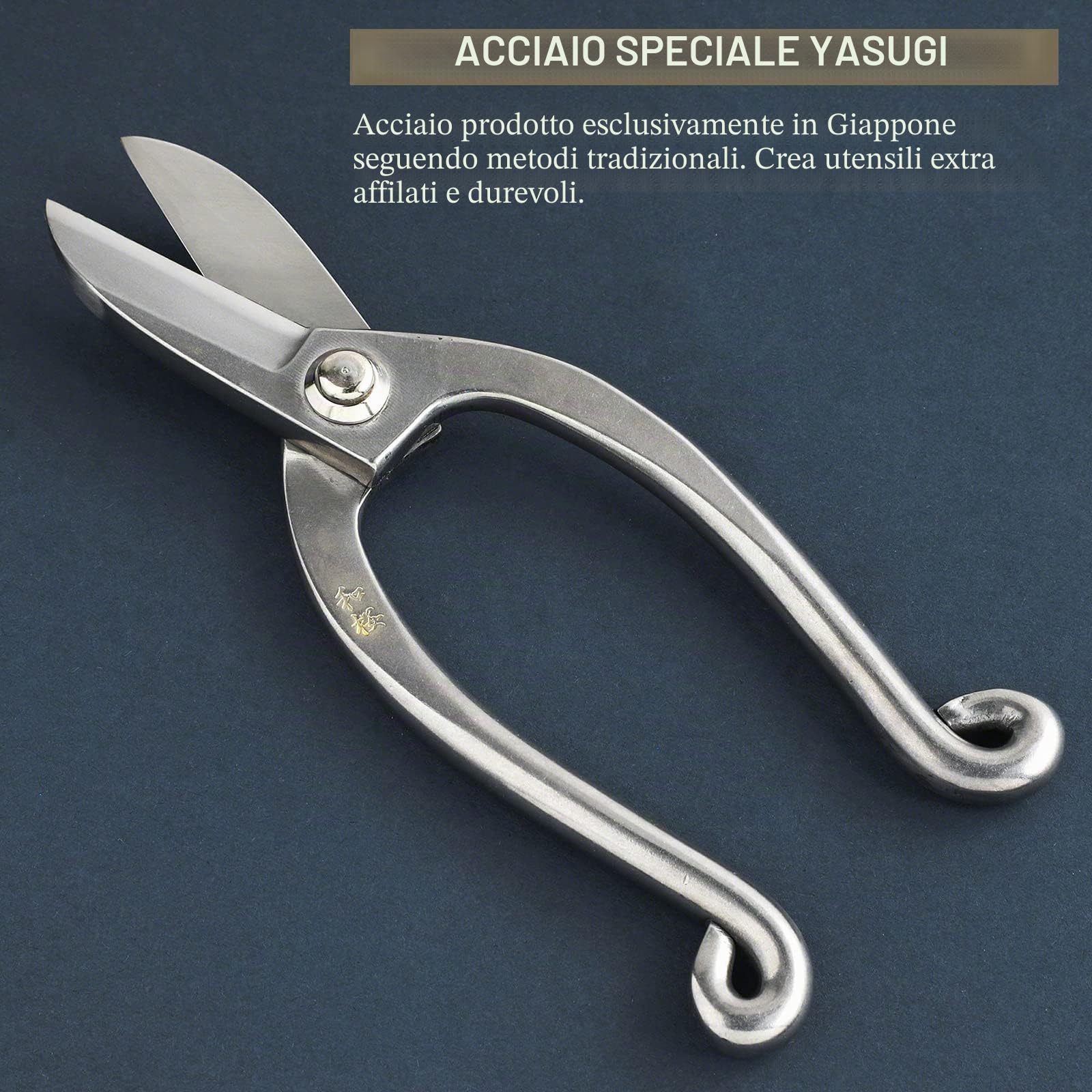 Wazakura Forbici Ikenobo in Acciaio Inossidabile Yasugi 165 mm Professionale Ikebana Floral Tool, Kado Hasami Fiore Giapponese Disporre Cesoie Realizzate in Giappone - Ikenobo Acciaio Inox Yasugi