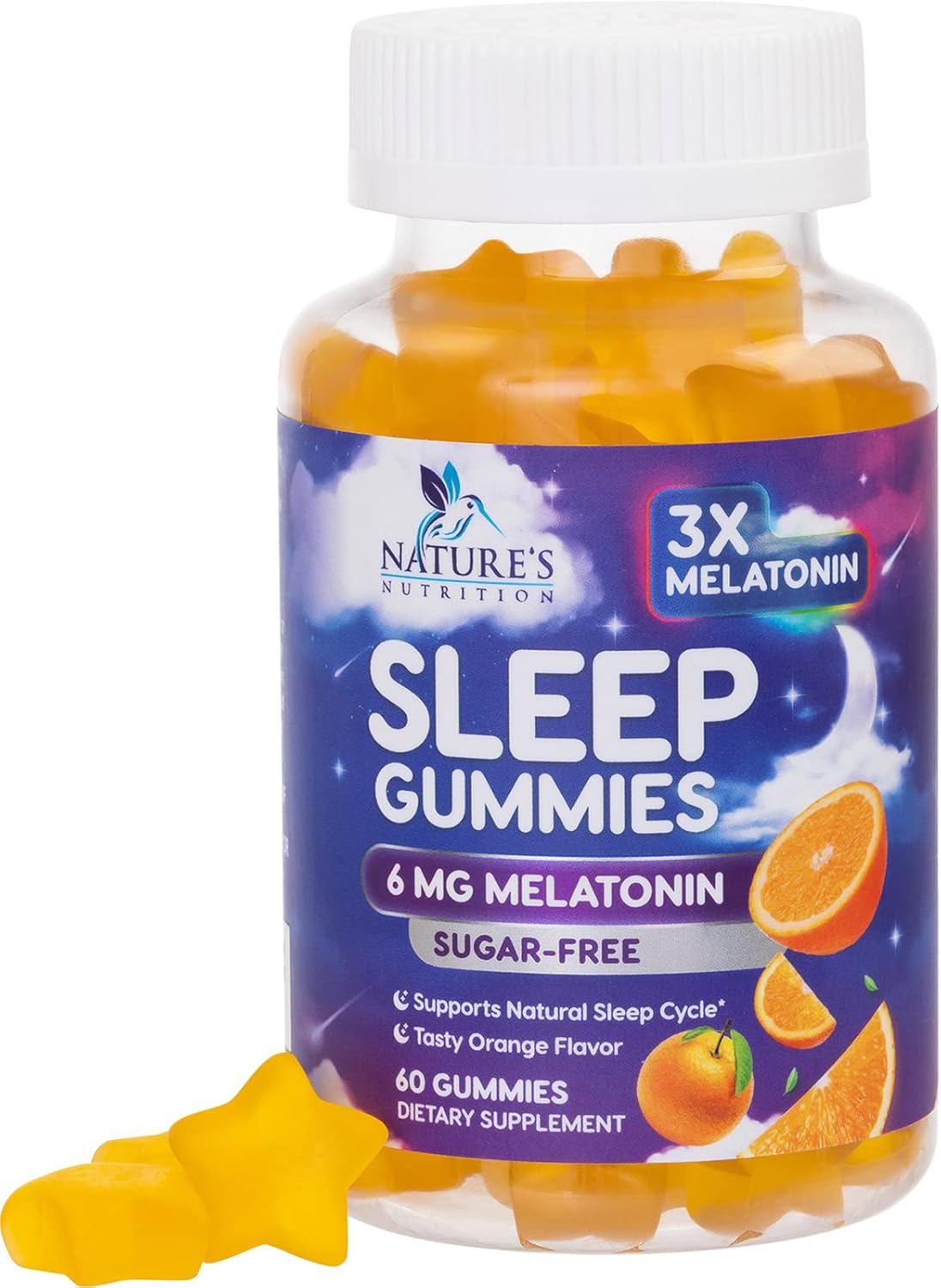 Amazon com: Sugar Free Sleep Gummies Extra Strength 6mg Melatonin Amazon com: Sugar Free Sleep Gummies Extra Strength 6mg Melatonin