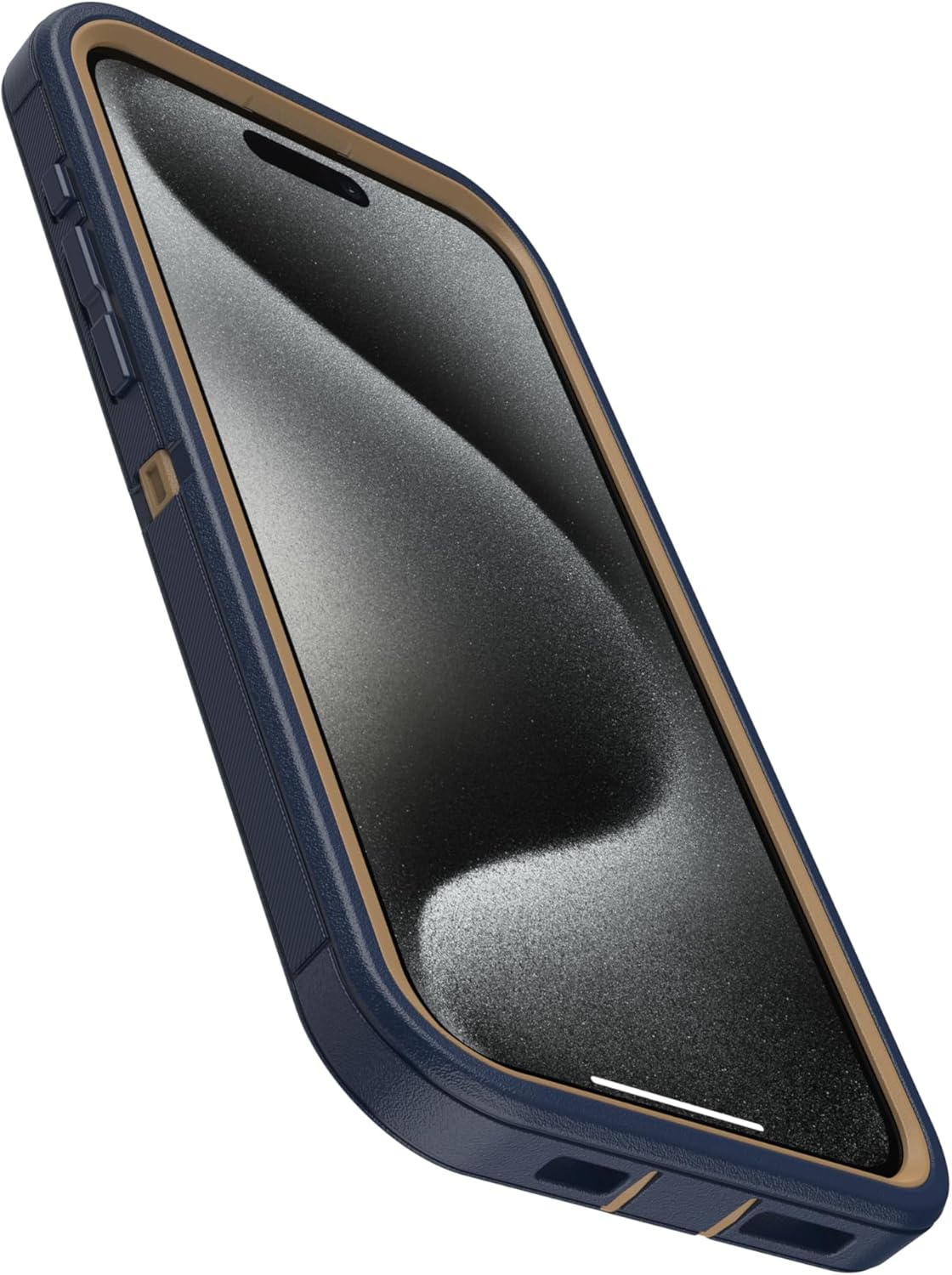 OtterBox iPhone 15 Pro Max (Only) - Defender Series Case - Blue Suede Shoes - Case Only - Screenless - Rugged & Durable - with Port Protection - Microbial Defense Protection | Only, Screenless, Rugged & Durable, with Port Protection - Image 3