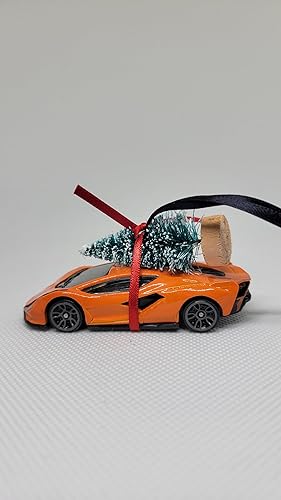 Miniatura 2 de 3 Christmas Ornament with Tree for Lamborghini Sian Owners by Speedtails  Gift Ideas 2022  Handmade in USA