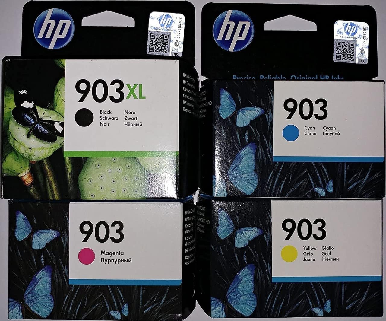Cartucho De Tinta HP 903 Original Negro (Nero) Para Impresoras OfficeJet Pro 6950, 6960, 6962, 6963, 6964, 6965, 6968