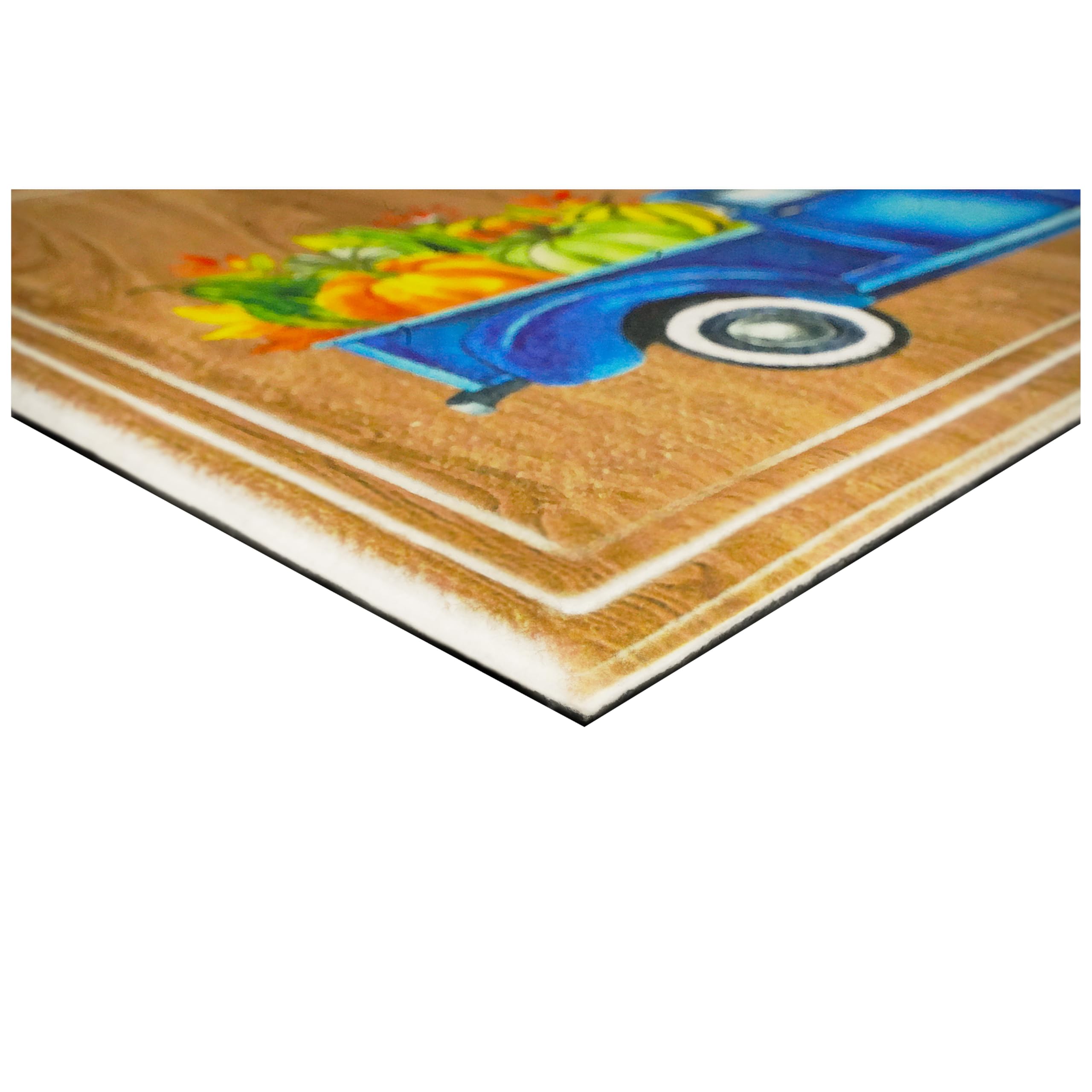 Calloway Mills 112971830 Blue Truck Welcome Doormat 18 ''x 30''