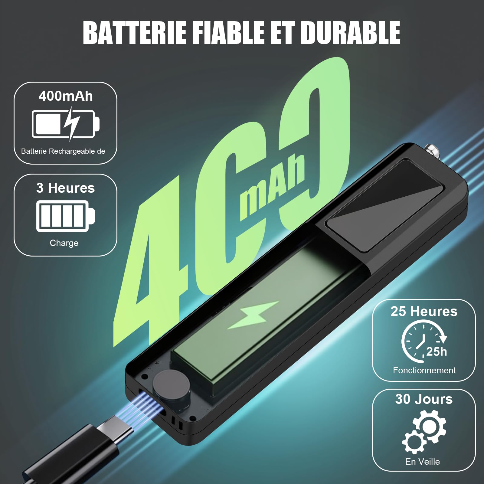 Detecteur de Camera Micro Espion, Anti-Espion GPS Tracker Scanner Détecter, Détecteur de Bugs Micro Espion Ecoute a Distance pour Bureau, Hôtel, Maison