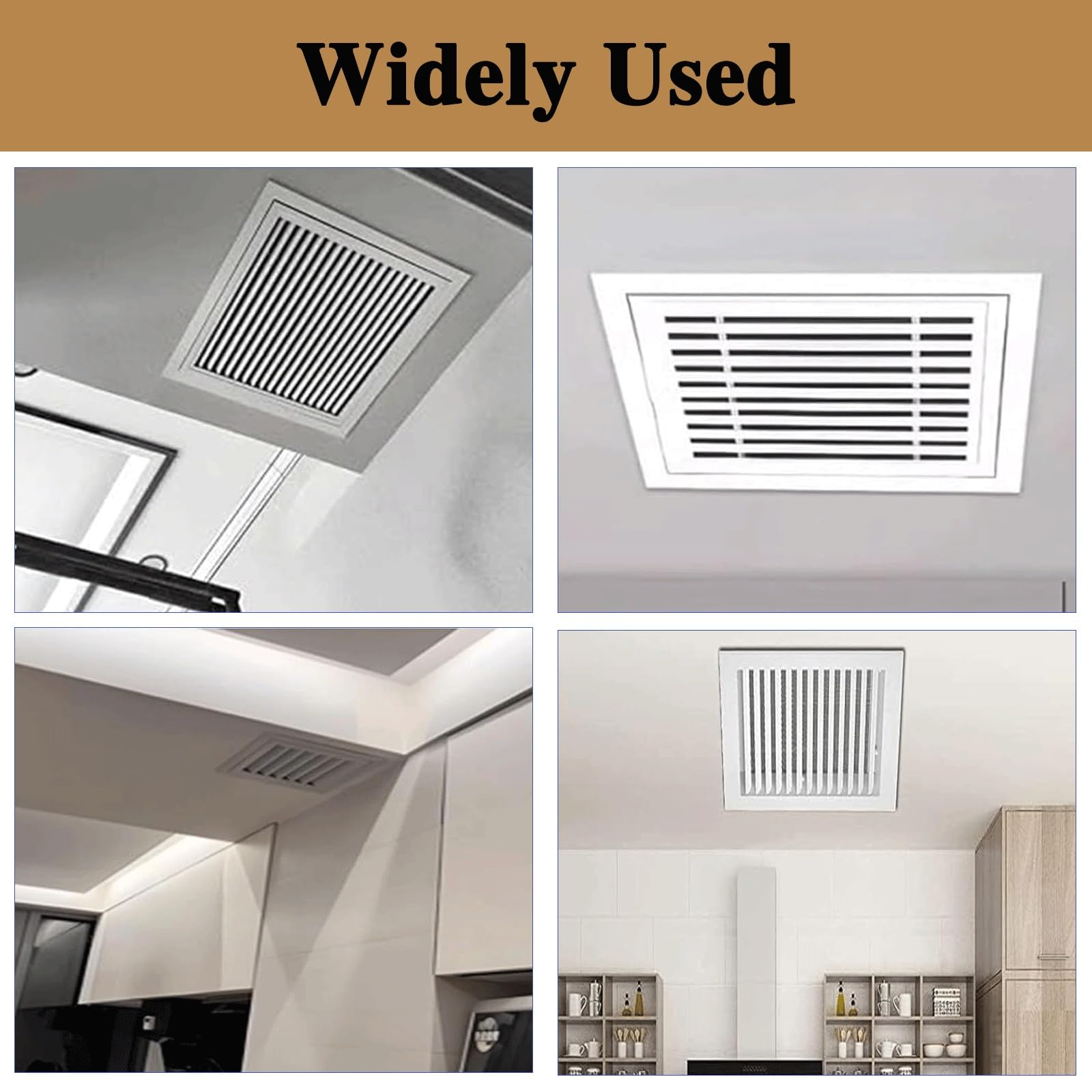 Generico Copertura Nera per Bocchetta di Ritorno dell'Aria per Parete o soffitto, griglia Filtro Aria di Ritorno 18x20 Pollici con griglia filtrante, soffitto per Bocchetta di Ventilazione, miglioram