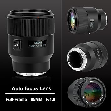Meike 85mm F1.8 Full Frame AF Telephoto Lens STM Stepping Motor Fixed Portrait Lenses for Panasonic Lumix Sigma Leica L Mirrorless Camera S1 S1R S1H S5 FP