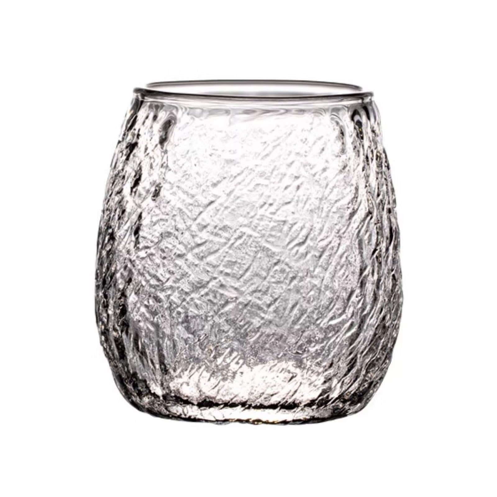 Verres à boire en borosilicate au design glacier pour sublimer vos tables