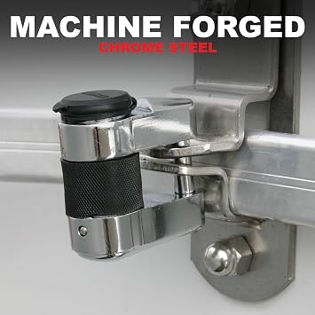 Trimax TMC10 7/8 Key Coupler Lever/Door Latch Lock Machine-Forged Chrome Steel, Protective Rubber Bumper, Weatherproof Cap, Anti-Theft Security