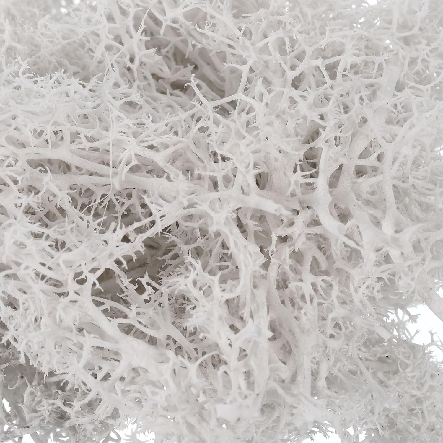 PATIKIL 14 OZ Fake Moss, Preserved Reindeer Moss Artificial Moss Lichen Centerpieces Decorative Faux Moss for Potted Plants Christmas Crafts, White/Pink/Light Purple/Blue