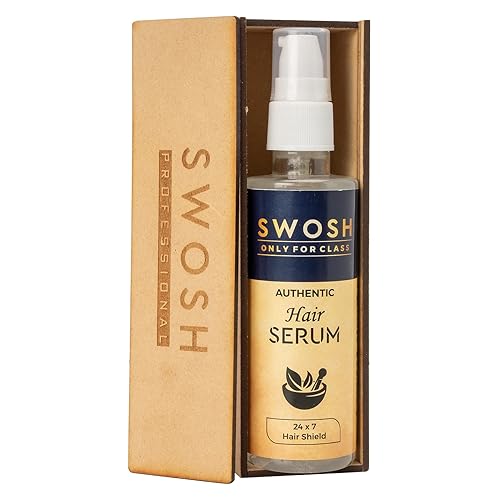 SWOSH Suero ayurvédico de hierbas para hombres y mujeres, suero para el cabello antiencrespamiento y enredos, sin SLES ni parabenos, 3.4fl oz SWOSH Suero ayurvédico de hierbas para hombres y mujeres, suero para el cabello antiencrespamiento y enredos, sin SLES ni parabenos, 3.4fl oz