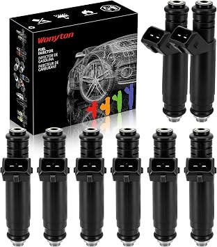 FI114961 8pcs 650cc Fuel Injectors 110324 107961 Flow Tested & Cleaned Compatible With EV1 VW Aud-i B-M-W For-d Chevrole-t