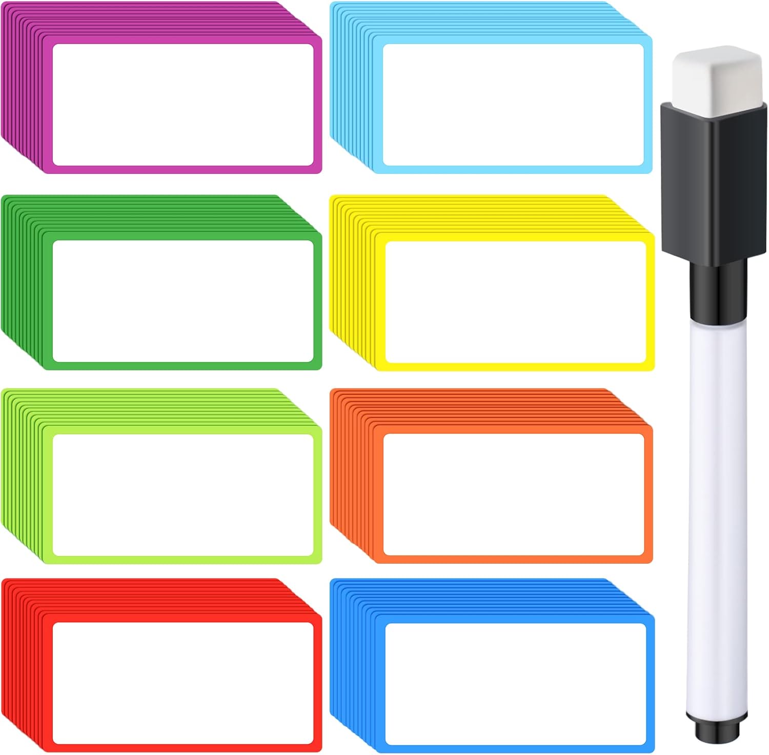 Buy 4 x 2 Inches Dry Erase Labels Name Plates Labels Name Tags with Dry Erase