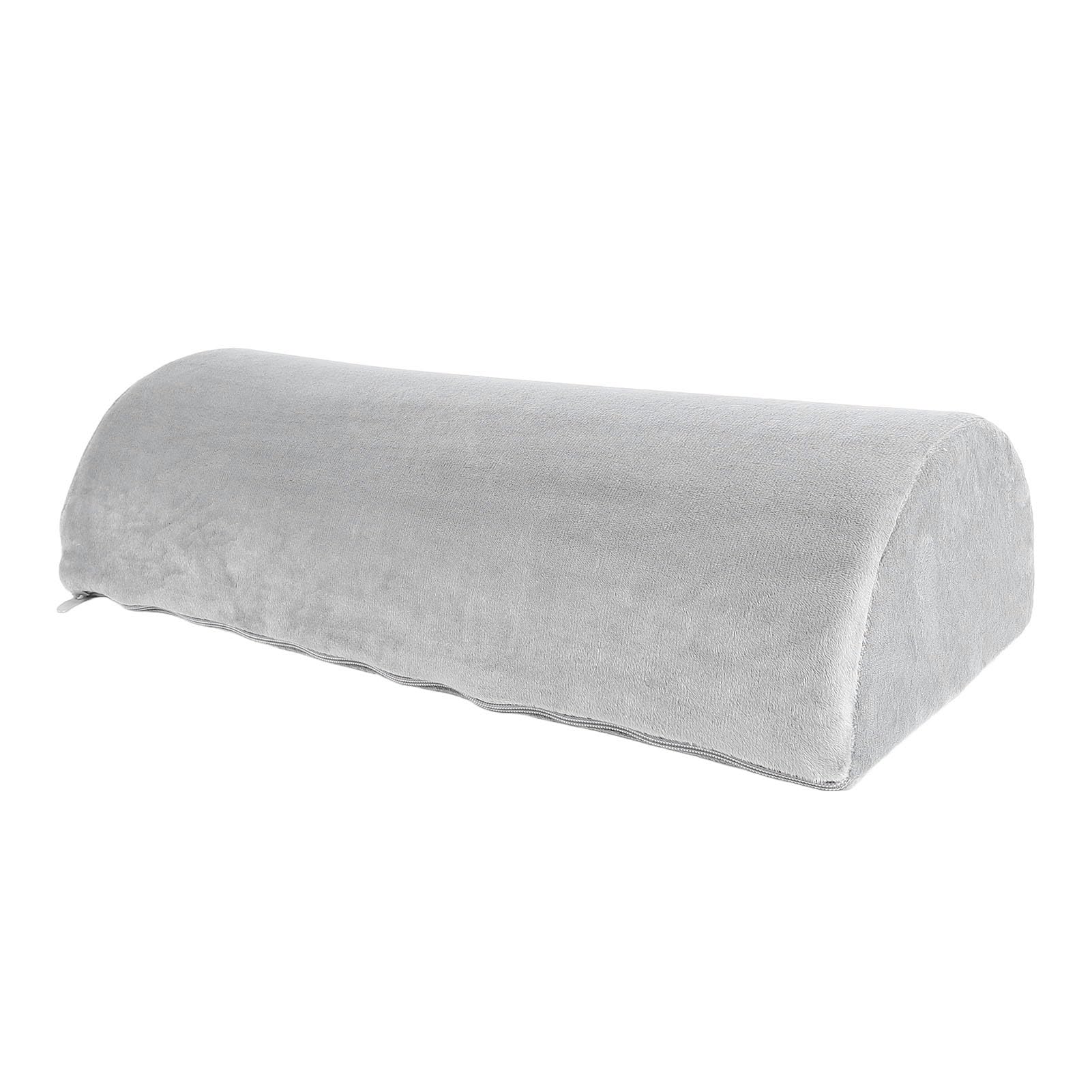 Cuscino a Mezzaluna Memory Foam Supporto Ergonomico Cuscino Semicircolare a Mezzo Cilindro per il Comfort del Collo e della Gamba Posteriore con Design Multifunzionale