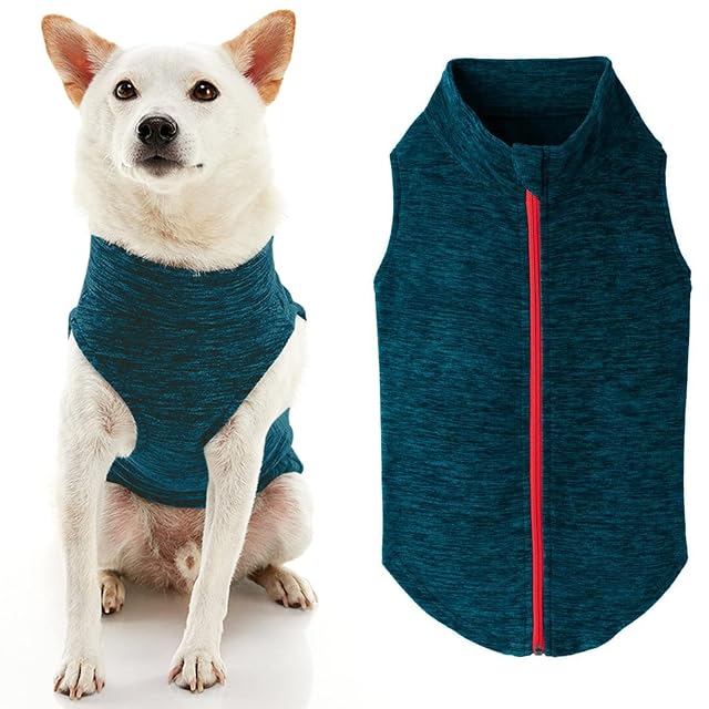 Gooby - Suéter de Forro Polar con Cremallera para Perro, Chaqueta de Forro Polar cálido sin Anilla…