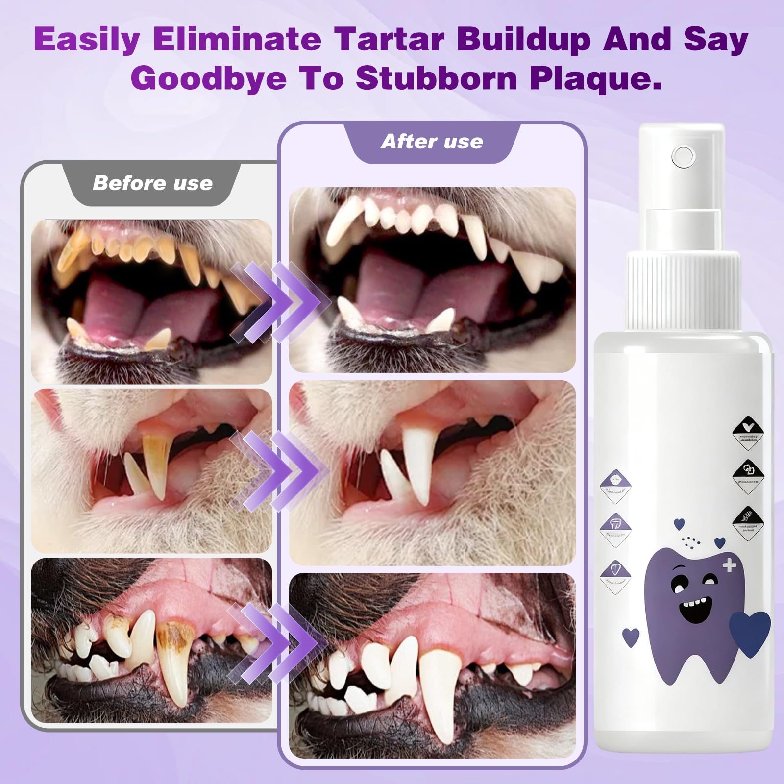 Pawbright Dental Plus, Pet Dental Formula Water Additive, Odorless & Flavorless Formula to Fight Tartar, Promote Healthy Gums & Freshen Breath. Easy Daily Use for All Pet - image 3