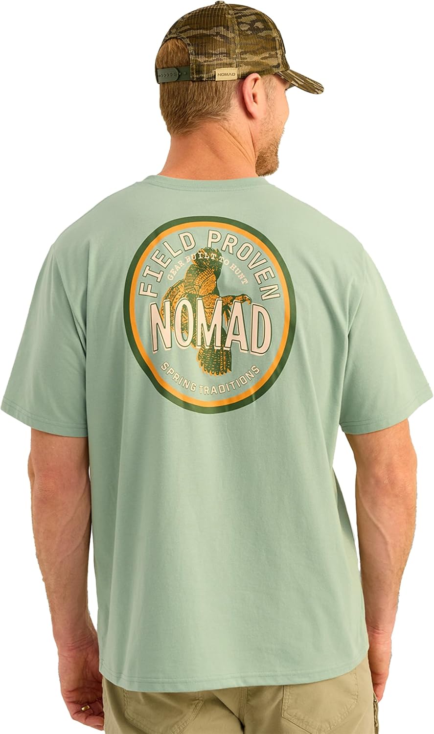 Nomad Men's Short Sleeve Performance Tee, Hunting T-Shirt for Men