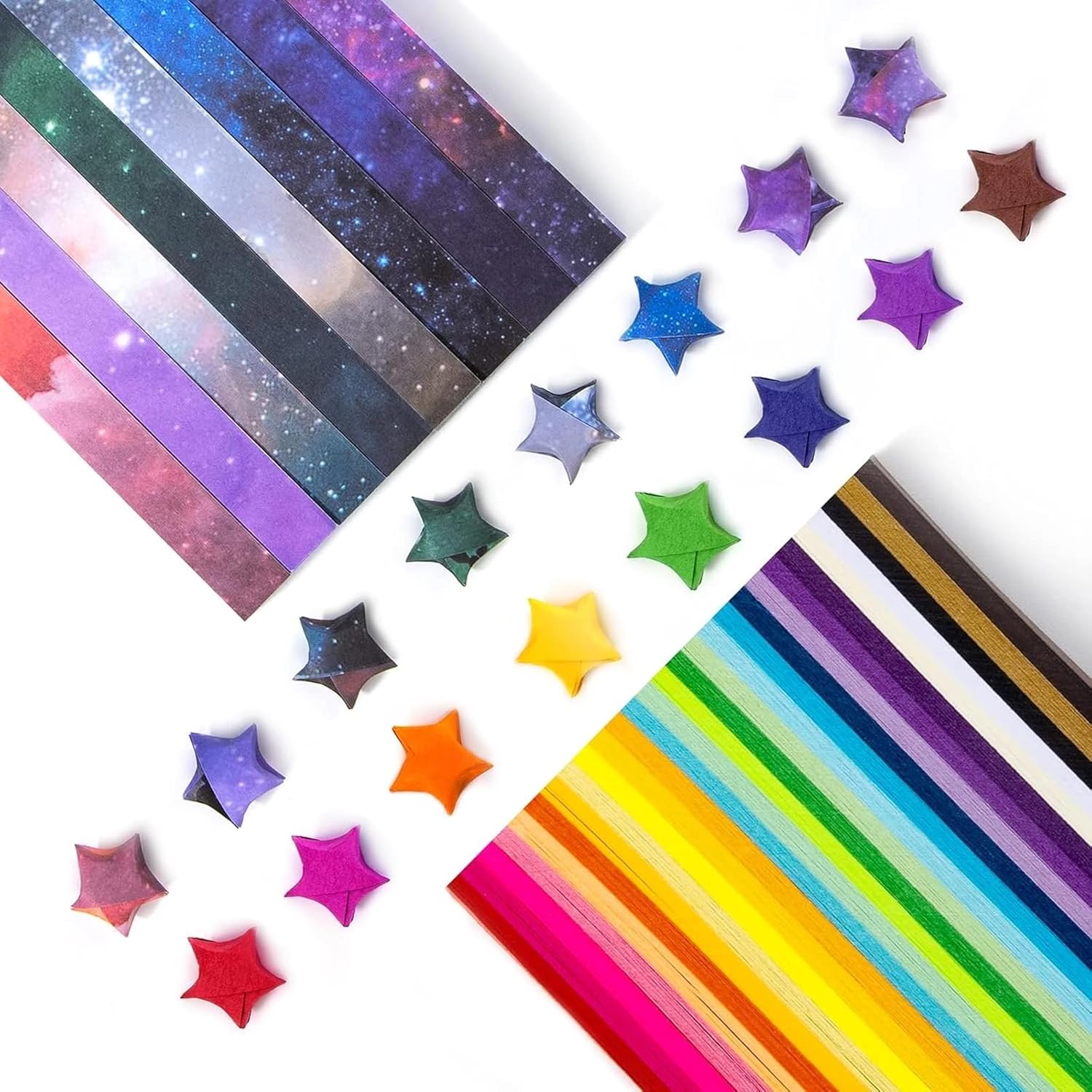 Origami Paper Strips, Paper Star Strips, Origami Star Paper Strips 1080