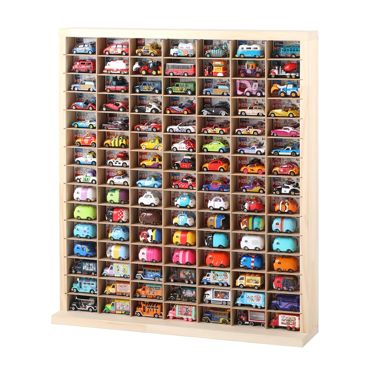 Amazon｜もりもり工房 能登ヒバミニカーケース (15×7マス / 最大210台