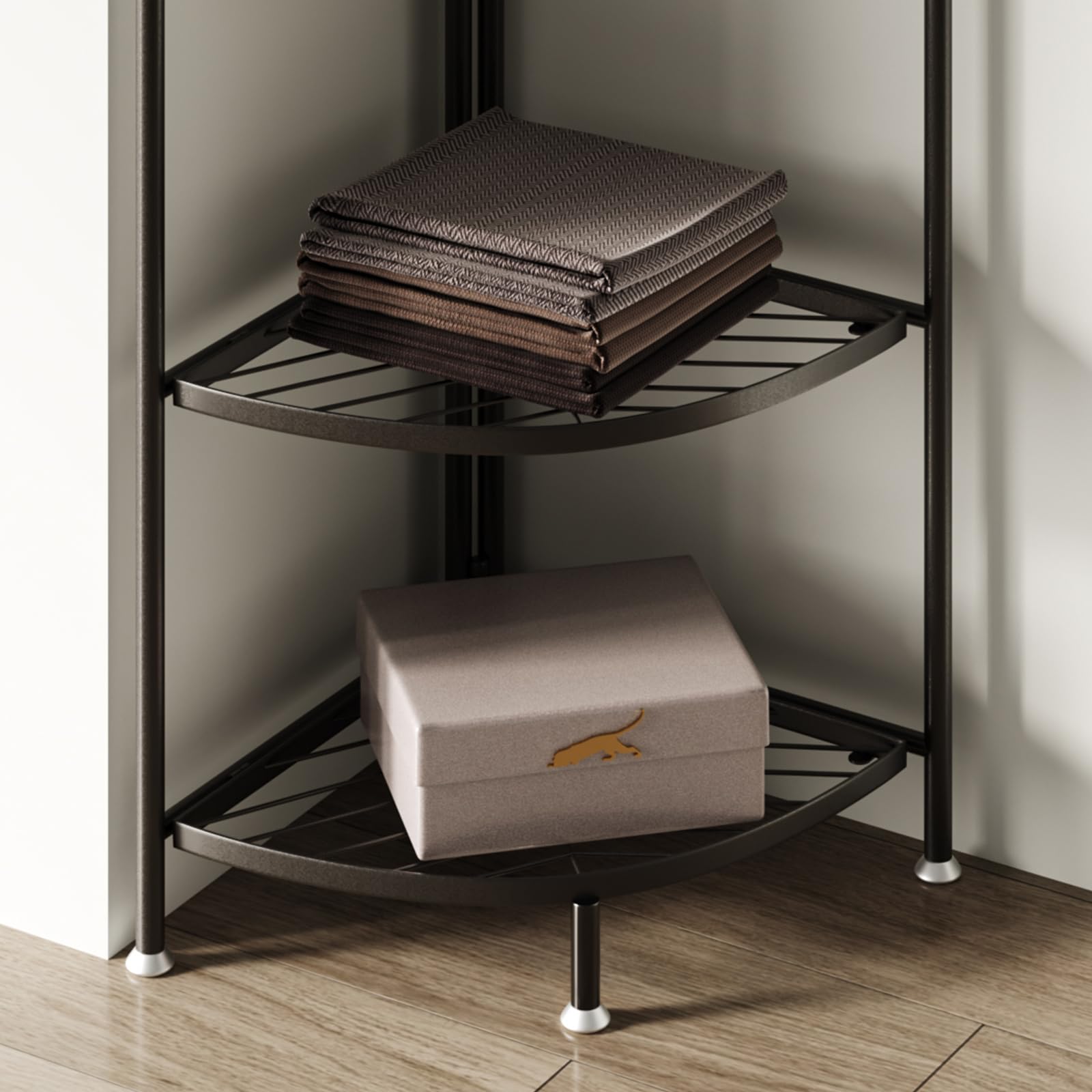 Amazon.com: ZHBHYZ corner coat rack,corner clothing rack with 6