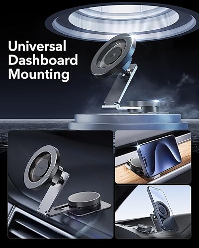 Miniatura 3 de ESR Soporte magnético para teléfono MagSafe para tablero de instrumentosTesla, soporte magnético para teléfono para pantalla táctil Tesla, soporte