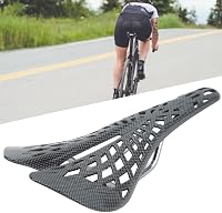 HERCHR Ergonomikus Kerékpár Nyereg, Pókháló Stílusú Üreges Ülés, Szénszálas Ultrakönnyű MTB Nyereg Országúti és Hegyi Kerékpárokhoz 9