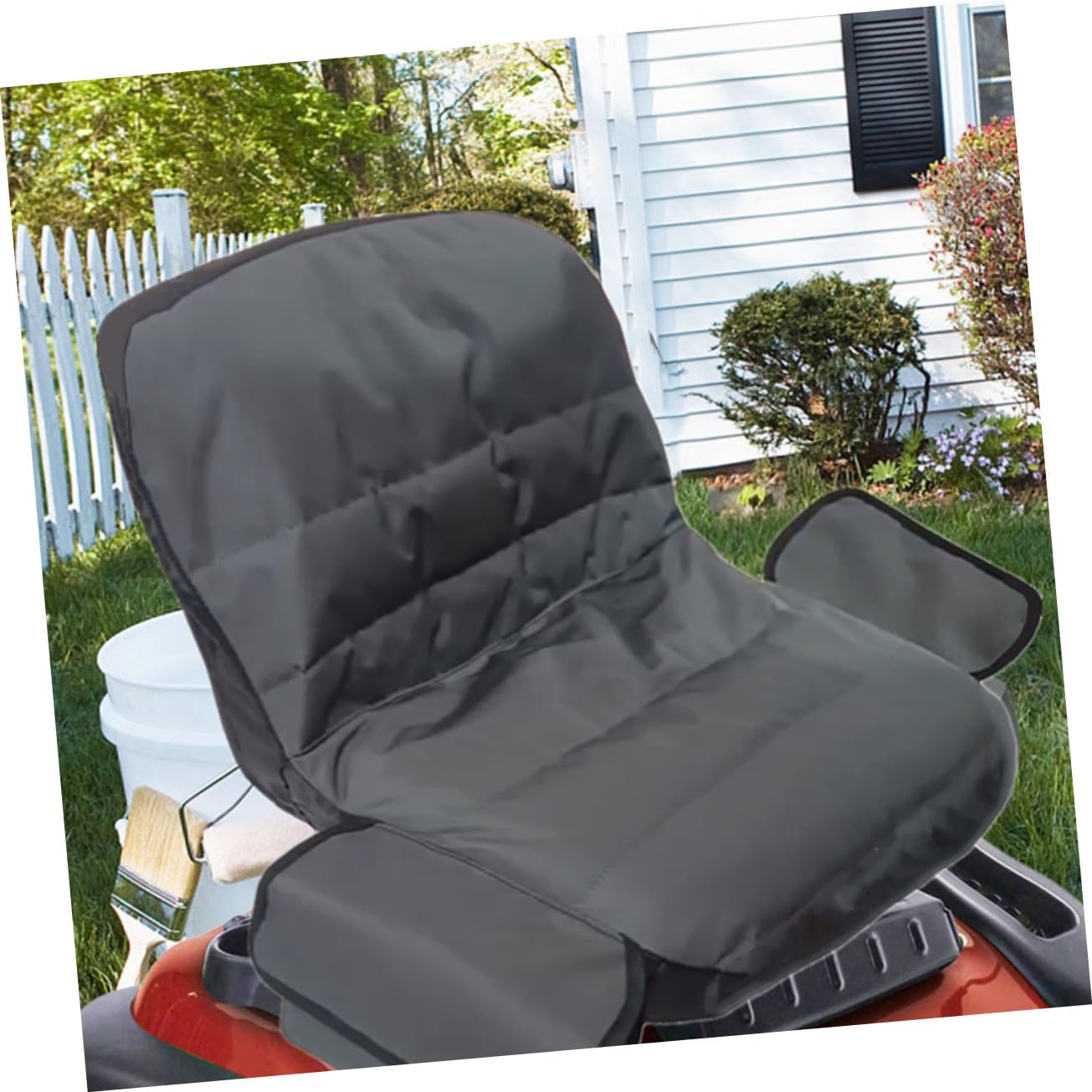 UKCOCO Protector del Asiento de Cortacésped para Tractor de Jardín Funda de Cubierta de Lluvia Accesorios para Cortacésped