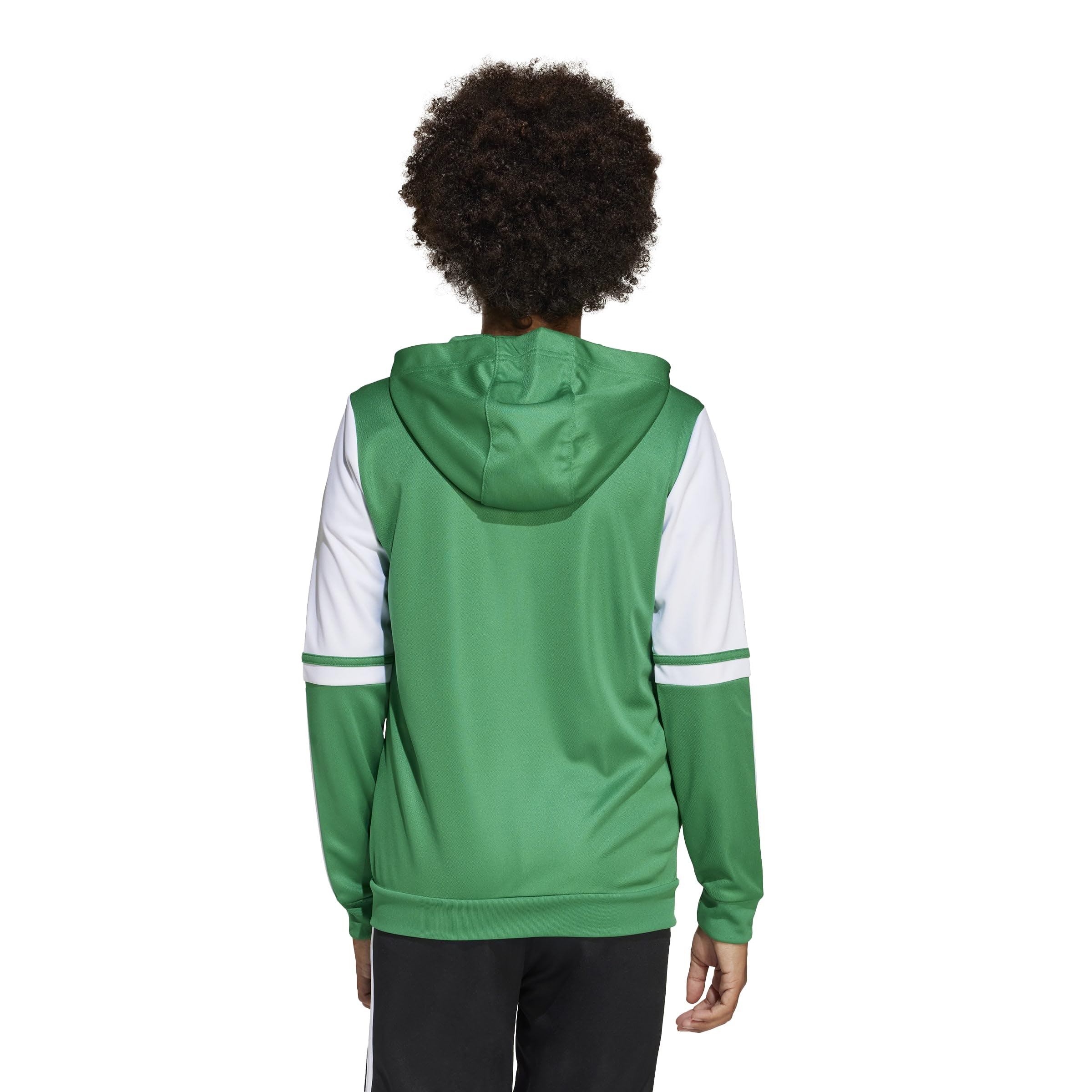 adidas Uniseks - dzieci Squadra25 Hoody Kids Sweatshirt, team green/white, 9-10 Years