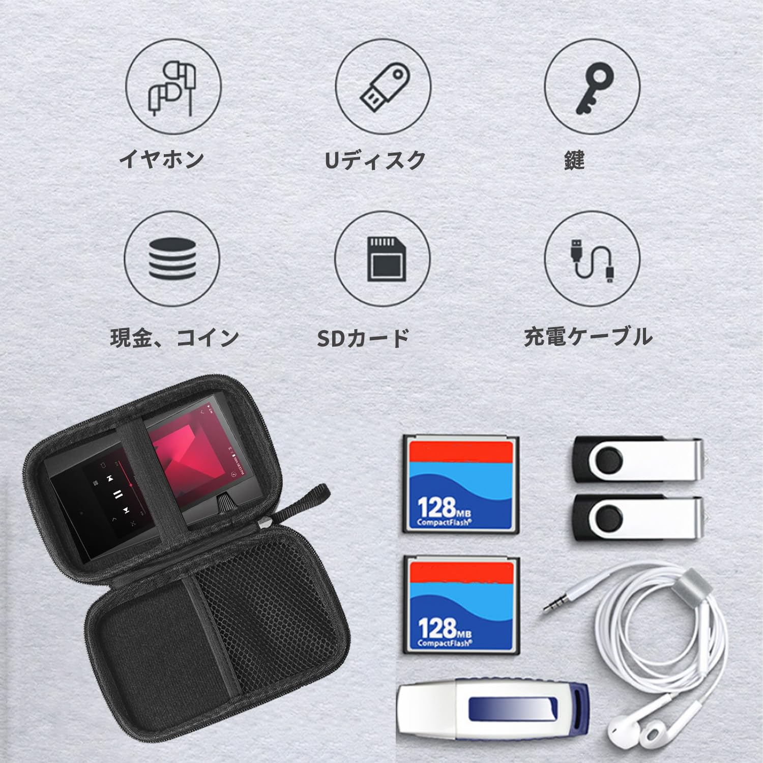 Amazon | For ASTELL & KERN AK SR35 用 ケース カバー 収納袋 