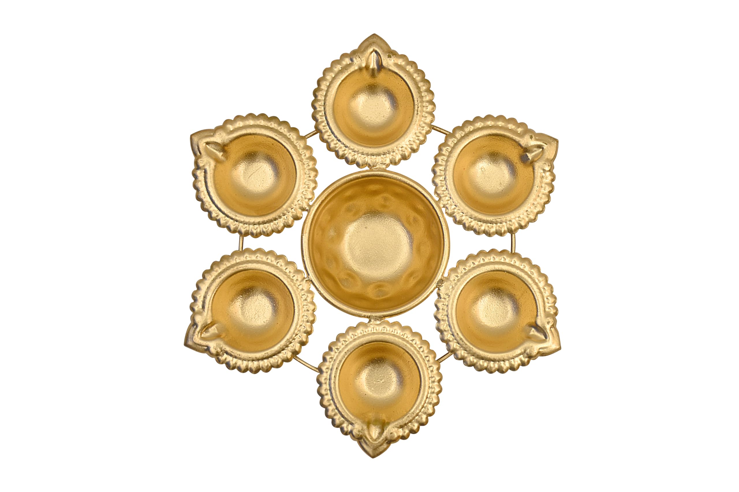 Diya Shape Decorative Urli Bowl for Home Decor | Handcrafted for Floating Flowers | Office and Table Decor | Diwali Decoration Items | Gifting