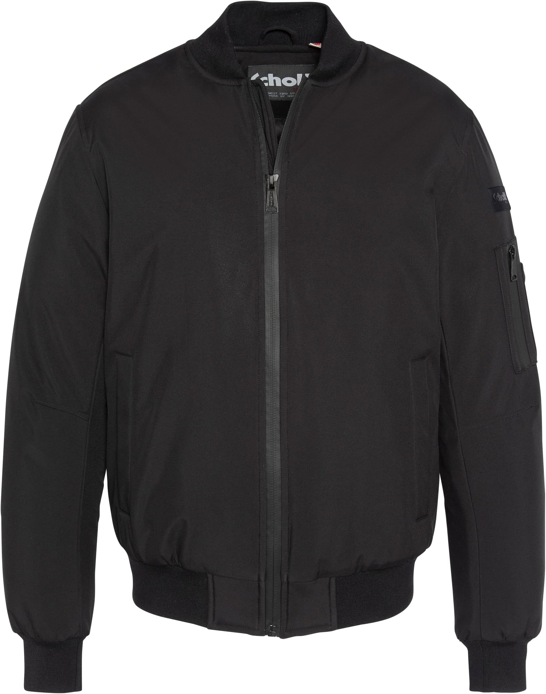 Schott Denis Bomber Jacket Black, Black, XL