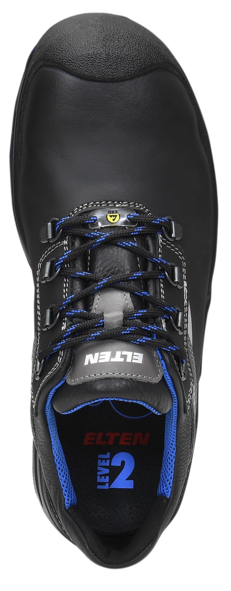 ELTEN Stefano XXSG Black-Blue Low ESD S3 | Sicherheitsschuhe für Damen & Herren, Stahlkappe, leicht, atmungsaktiv