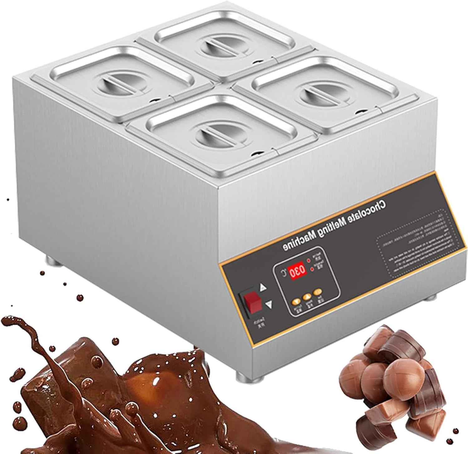 Máquina de derretir chocolate por aire caliente, olla digital 500W