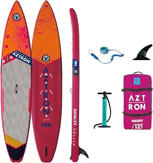 Aztron METEORLITE, Inflatable SUP Unisex Adult, Orange/Cyclamen, 427X71X15