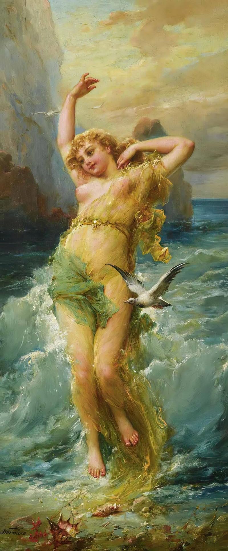 Amazon.com: Water Nymph Poster Print by Hans Zatzka (24 x 36)