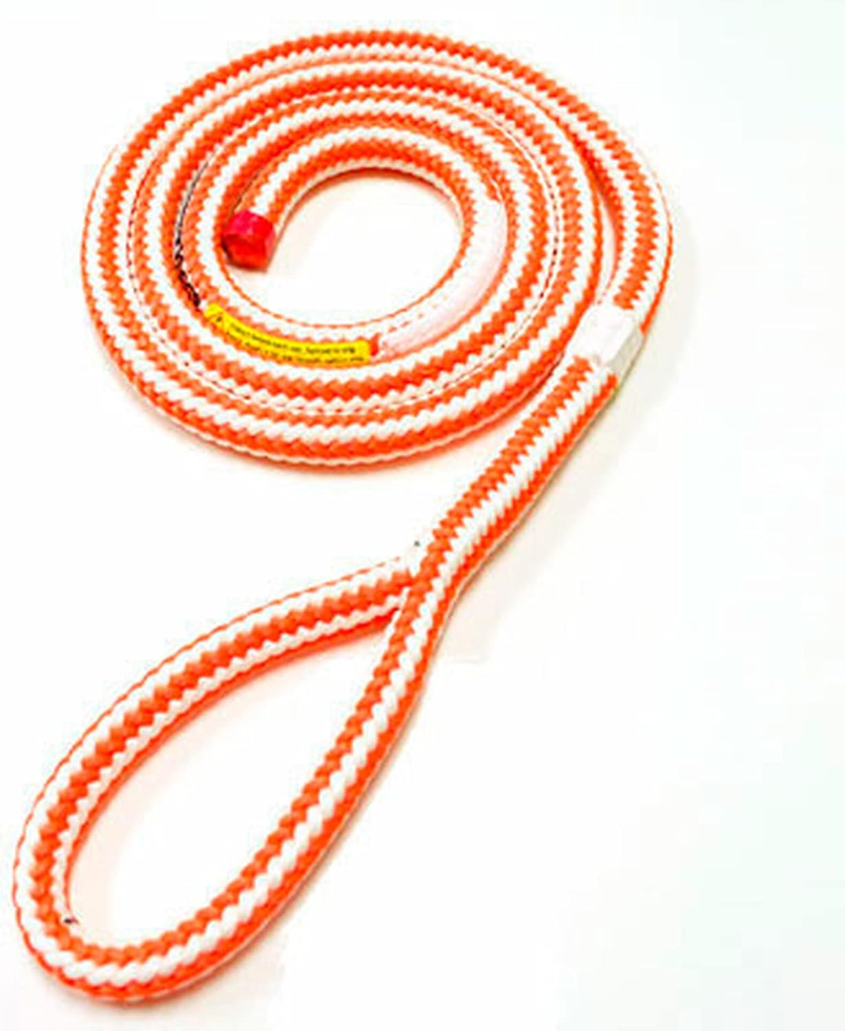 ROPE Logic Split Tail Hi-Vee 13mm X 5' Single Eye Rope, Orange/White