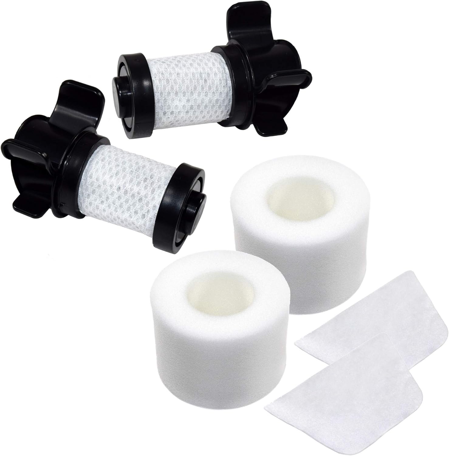 HQRP 6pcs Filter Set compatible with Shark IONFlex IF200UKT IR70 IF200 IF250 IF130 IF260 DuoClean Stick Vacuum