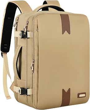 Carry On Backpack for Women, Travel Backpack Personal Item Size TSA Flight Approved Girls Backpacks Water-resistant for Traveling with Laptop Compartment Fits 15.6 Laptop Casual daypack College