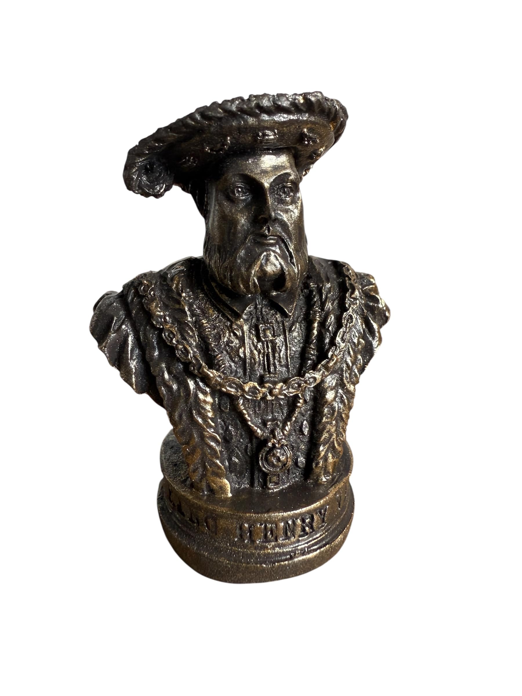 Westair Bronze King Henry Viii Miniature Bust 2.5Cm