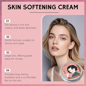 Moisturizing and Nourishing Facial Cream - Skin Softening Repairing Snow Cream - Rose Fragrance Vintage Formula, Suitable for All Skin Types 1pcs