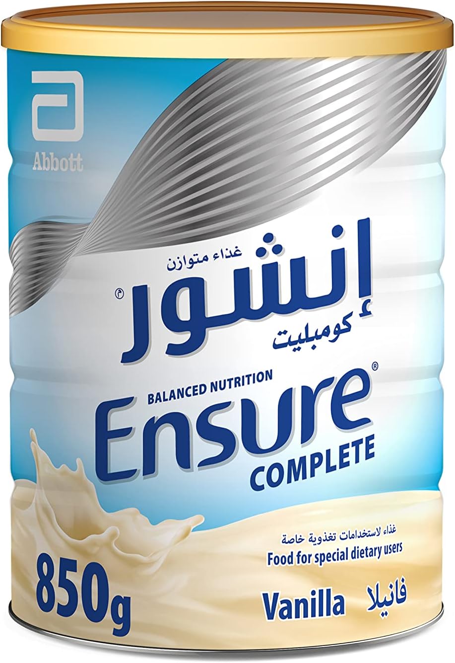 Powdered Milk Complete And Balanced Nutrition For Adults Vanilla 850g