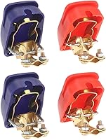 Vista 1 de Conector de terminal de batería, 2 pares de abrazaderas universales de liberación rápida para batería, terminales de batería de poste superior