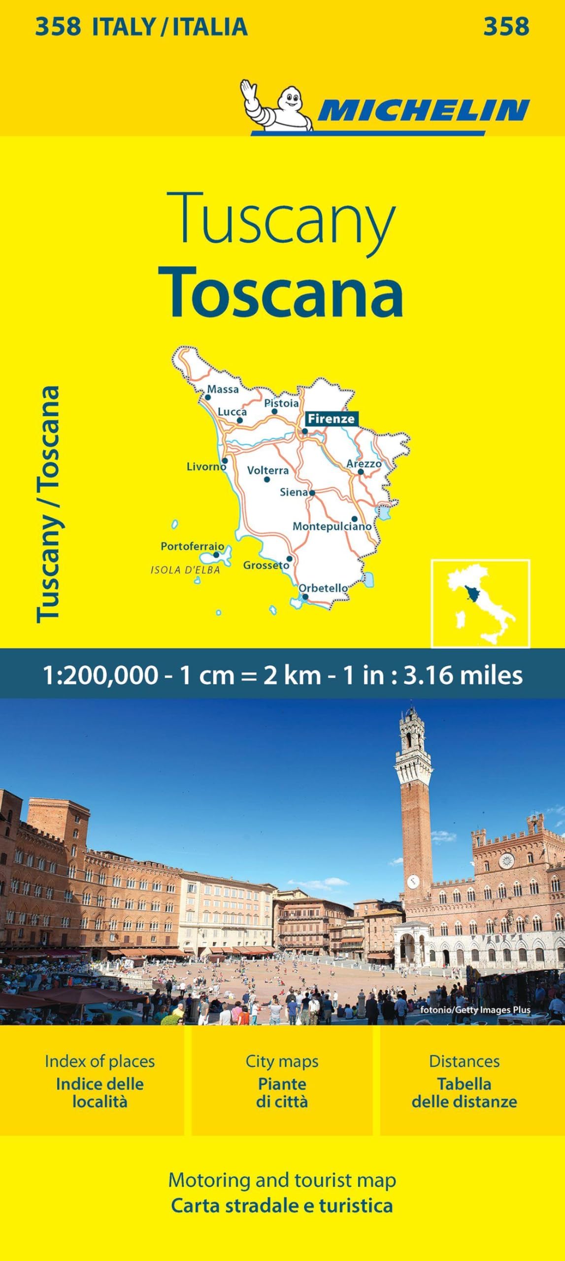 Toscana - Michelin Local Map 358: Map (Maps/Local Michelin, 358)