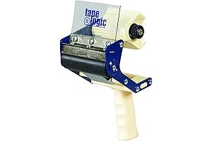 BOX USA 4" Heavy-Duty Carton Sealing Tape Dispenser for Effortless Packing