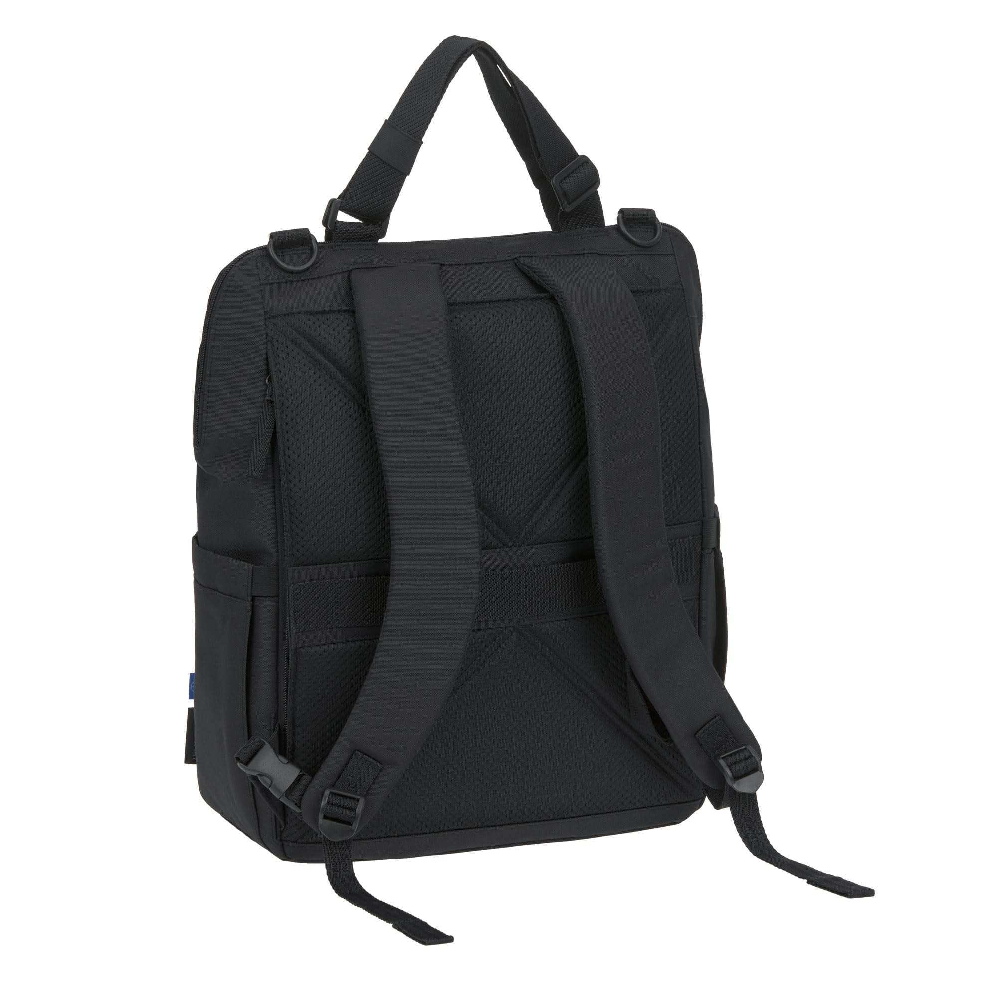 LÄSSIG Zaino fasciatoio per neonati con fasciatoio, attacco per carrozzina, tasca in rete/GRE Conversion Backpack