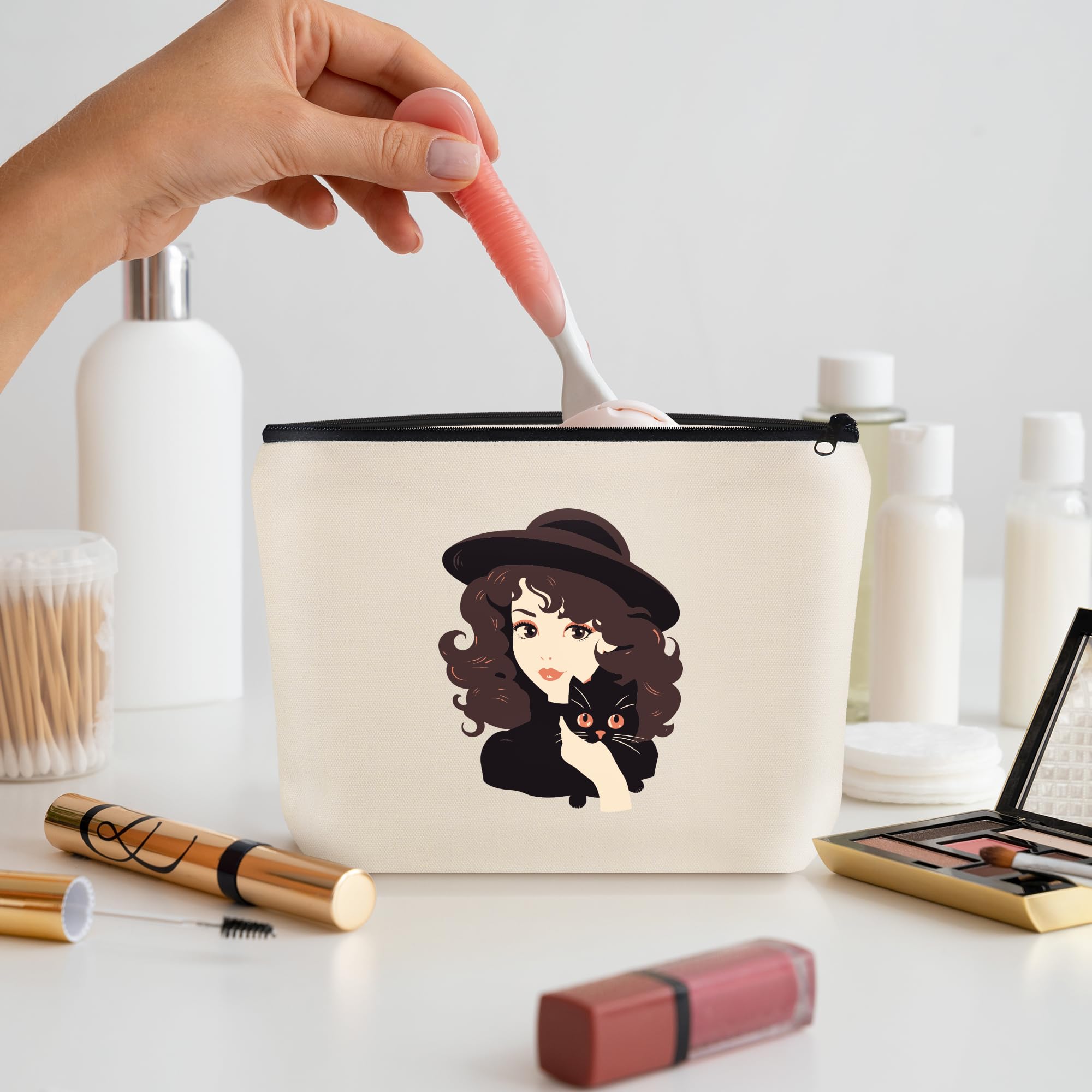 Party to Be Custom Travel Makeup Bag with Your Photo/Text, Personalized Travel Cosmetic Bag with Picture, Birthday gift for Girls Women