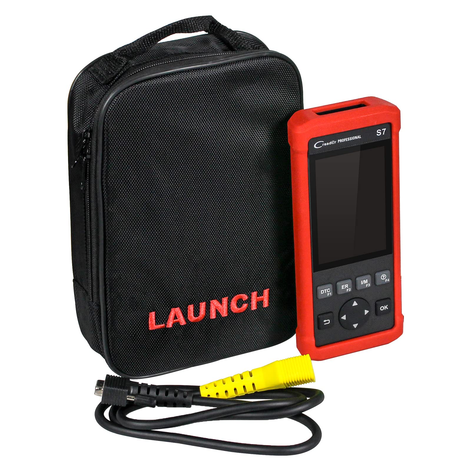 LAUNCH Europe Creader Professional S7 Diagnosegerät OBD2 5 Fahrzeugmarken CRPS7 Rot