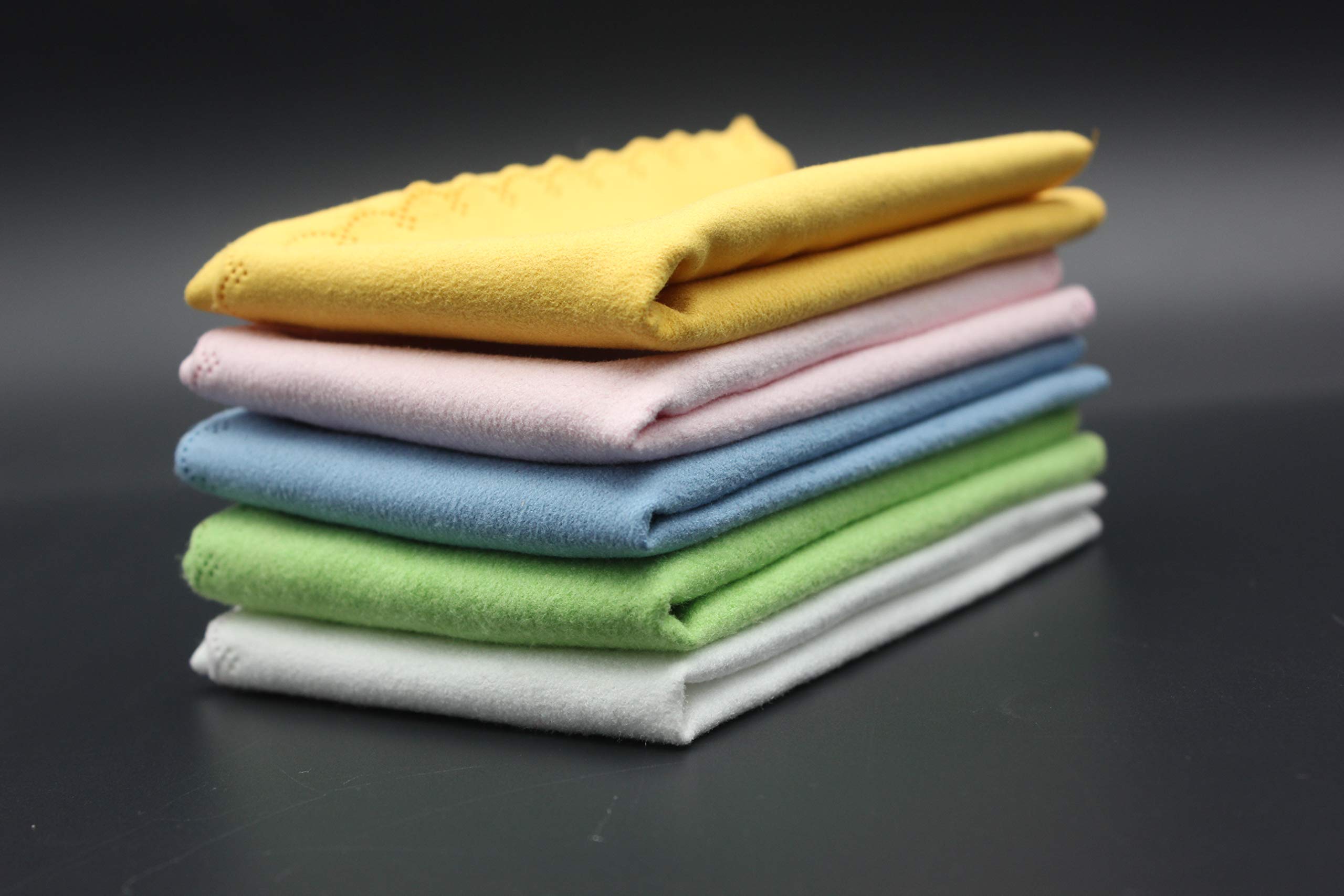 Alnicov Lot de 5 chiffons de nettoyage universels en microfibre pour instrument de musique, guitare, violon, piano, clarinette, trompette, saxophone (mélange de couleurs)